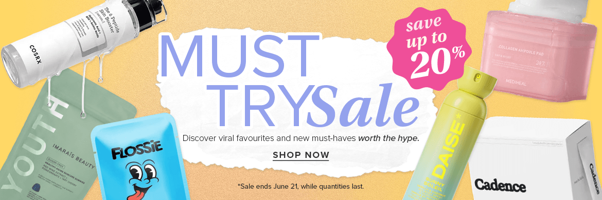 Must Try Sale: Save up to 20%