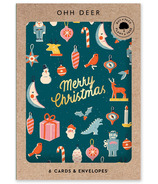 Boîte à cartes Ohh Deer Icônes de joyeux Noël