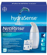 hydraSense, trousse 2 en 1 d'irrigation nasale NetiRinse et mélange nasal Self-Mix Nasal