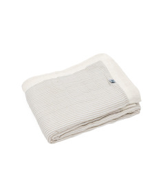 Little Unicorn Organic Cotton Muslin Baby Quilt Sand Stripe