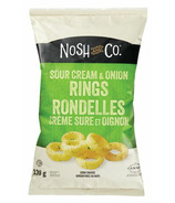 Crème aigre et rondelles d'oignon de Nosh & Co.