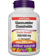 Webber Naturals Glucosamine Chondroitin Double Strength Bonus Size