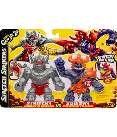Heroes Of Goo Jit Zu Stretch Strikers Knight Blazagon vs Corruptagon