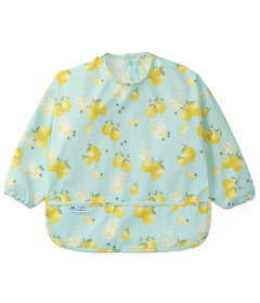 Loulou Lollipop Long Sleeve Bib Lemon Squeezy