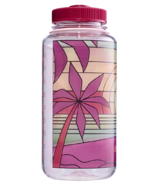 Nalgene Sustain Water Bottle Wide Mouth Stained Glass Sunset