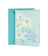 Hallmark Sympathy Card White Flowers