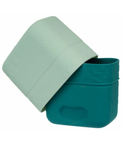 b.box Silicone Snack Cup Bento Lunch Box Forest