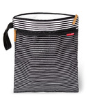 Skip Hop Grab & Go Wet/Dry Bag Black & White Stripe