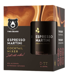 Two Bears Cocktail Mixer Espresso Martini 