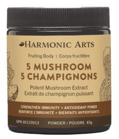 Harmonic Arts 5 Mushroom Concentrated Mushroom Powder