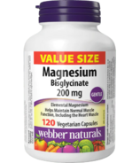 Webber Naturals Bisglycinate de magnésium 200mg