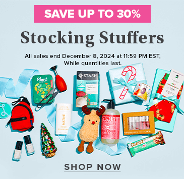 Save up to 30% on Stocking Stuffers