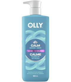 OLLY Calm Mood + Skin Body Wash Eucalyptus Amber