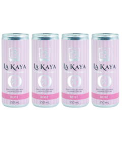 La Kaya Sparkling Rose Dealcoholized Wine Single Serve Can Bundle