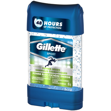 Gillette Power Rush Antiperspirant with Power Beads Gillette Power Rush Antiperspirant with Power Beads