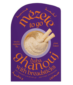 Mezete Baba Ghanouj To Go with Breadsticks
