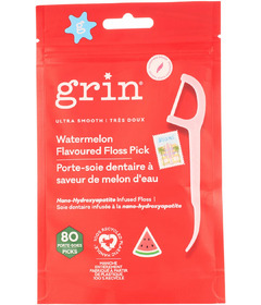 Grin Floss Picks Watermelon Flavoured
