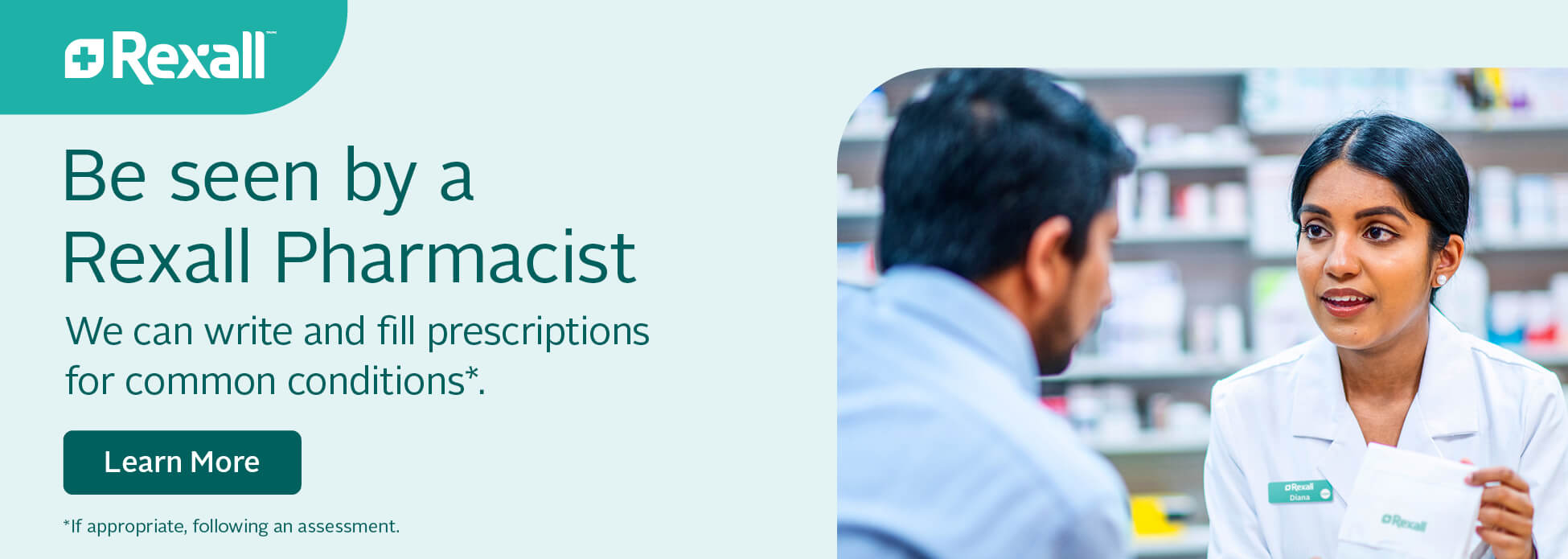 Be Seen by a Rexall Pharmacist