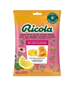 Ricola Honey Lemon Echinacea Lozenges Family Pack