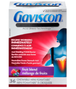 Gaviscon Advanced Chewable Mini FoamTabs Fruit Blend