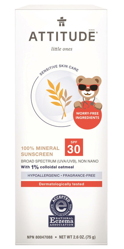 attitude mineral sensitive skin sunscreen