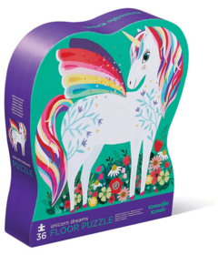 Crocodile Creek 36-Piece Puzzle Unicorn Garden