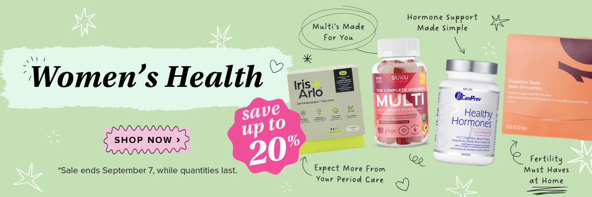 Save up to 20% on Women's Health