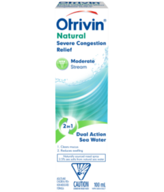 Otrivin Natural Severe Congestion Relief Moderate Stream