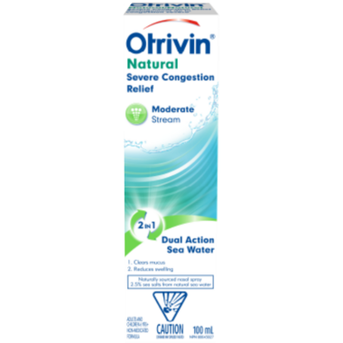 Otrivin Natural Severe Congestion Relief Moderate Stream Otrivin Natural Severe Congestion Relief Moderate Stream