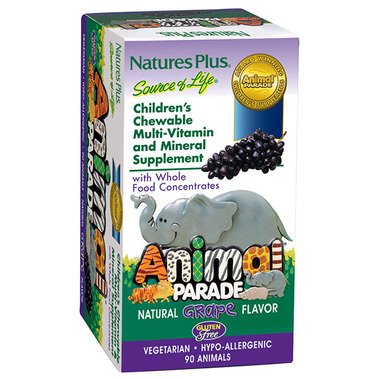 Nature\'s Plus Source of Life Multivitamin Grape Chewable Nature\'s Plus Source of Life Multivitamin Grape Chewable