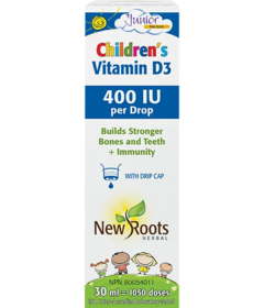 New Roots Herbal Children's Vitamin D3 400IU