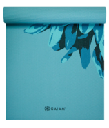 GAIAM 6mm Premium Printed Yoga Mat Vibrant Flourish