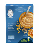 Gerber Baby Cereal - Wheat, Honey & Flakes (Add Water)