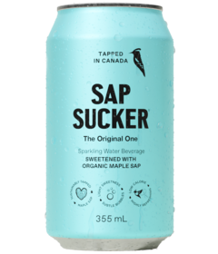 Sapsucker The Original One Sparkling Water Sweetened with Organic Maple Sap