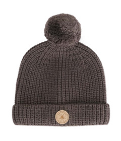 Calikids Knit Hat with PomPom Morel