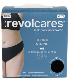 Revol Cares Period Thong Black