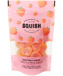 SQUISH Sour Peach Hearts Gourmet Candy