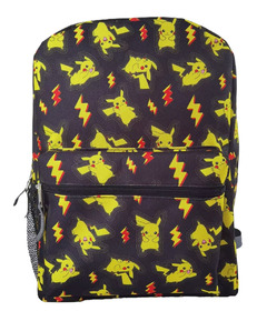 Bioworld Kids Backpack Pokemon Pikachu Pattern