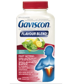 Gaviscon Extra Strength Flavour Blend Zesty Mint Tablet
