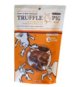 image of Truffle Pig Chocolate Bag 47% Cacao Milk Chocolate with Peanut Butter with sku:320991