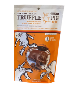 Truffle Pig Chocolate Bag 47% Cacao Milk Chocolate with Peanut Butter