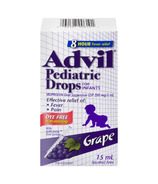 Advil Pediatric Drops For Infants Dye Free Grape 