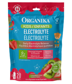 Sachet d'électrolytes pour enfants Organika Fraise Kiwi