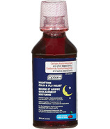 Option+ Soulagement nocturne du rhume et de la grippe Cerise