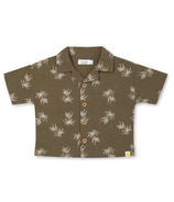 Rise Little Earthling Camp Collar Shirt Martini Olive
