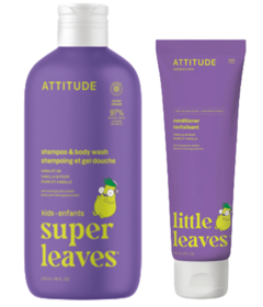 ATTITUDE Little Leaves Shampoo & Conditioner Vanilla & Pear Bundle 