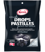 Kerr's Cough Drops Black Licorice with Menthol 