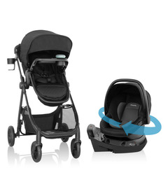 Système de voyage Evenflo Omni Ultra Caviar Black