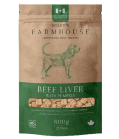 Foley's Farmhouse Artisanal Dog Treats Beef Liver with Pumpkin