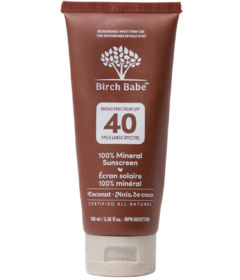 Birch Babe 100% Mineral Sunscreen SPF 40+ Coconut
